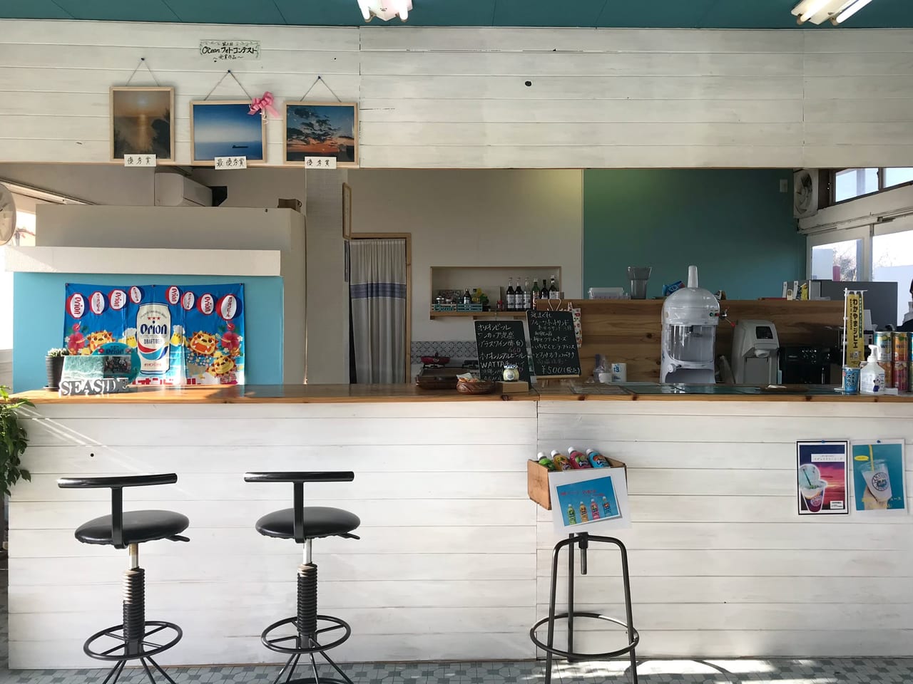 takeout cafe「Ocean」店内