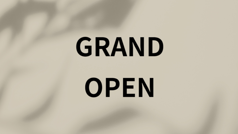 GRAND OPEN