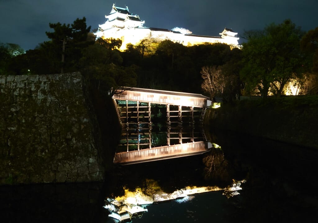 夜の和歌山城