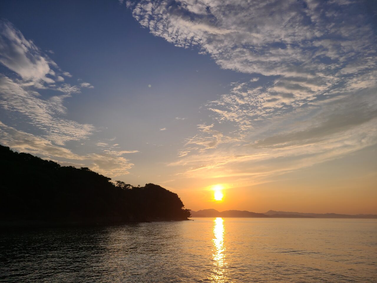 友ヶ島夕日